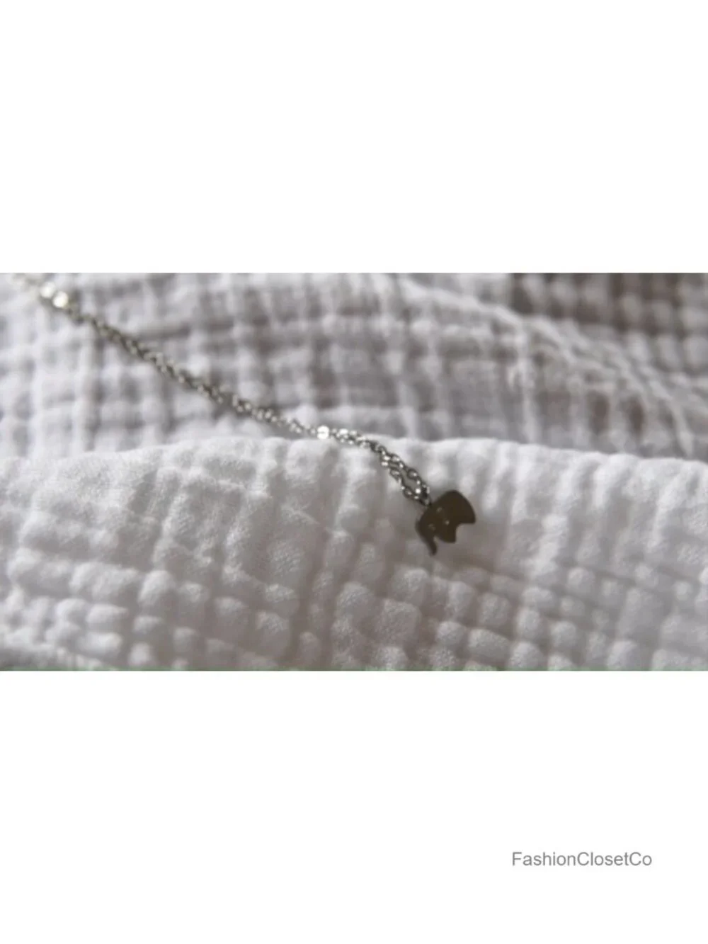 Stainless Steel Shell Pendant Necklace with Happiness Card